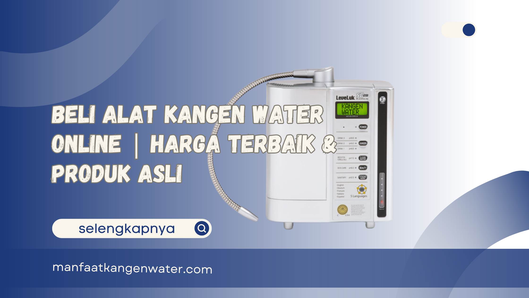 Beli Alat Kangen Water Online Harga Terbaik & Produk Asli